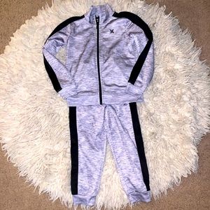 Hurley 2-Piece track suit set with icon graphics and a color block design
